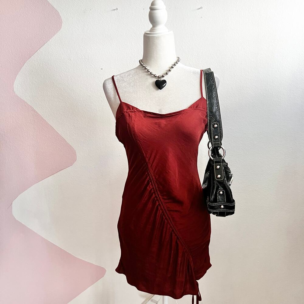 Intimately Free People Slip Dress Rust Boho Bohemian Coquette Fairycore Size XS